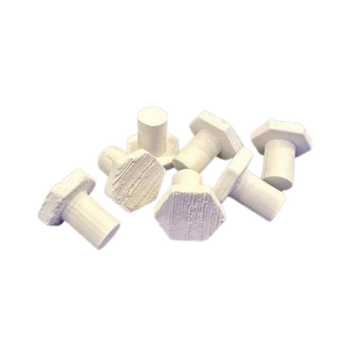 Hexagon Frag Plugs 20mm - White